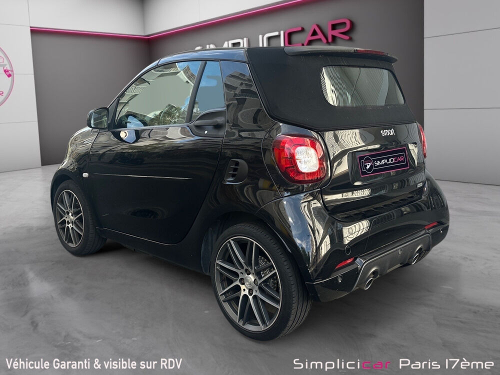 ForTwo Fortwo Cabrio 0.9 109 ch S&S BA6 Brabus Xclusive 2018 occasion 75017 Paris