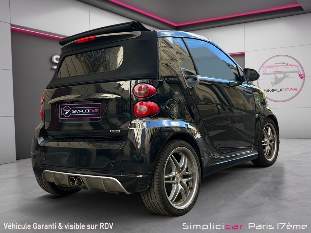 ForTwo Smart Cabrio 1.0 102ch Brabus Softouch 2013 occasion 75017 Paris