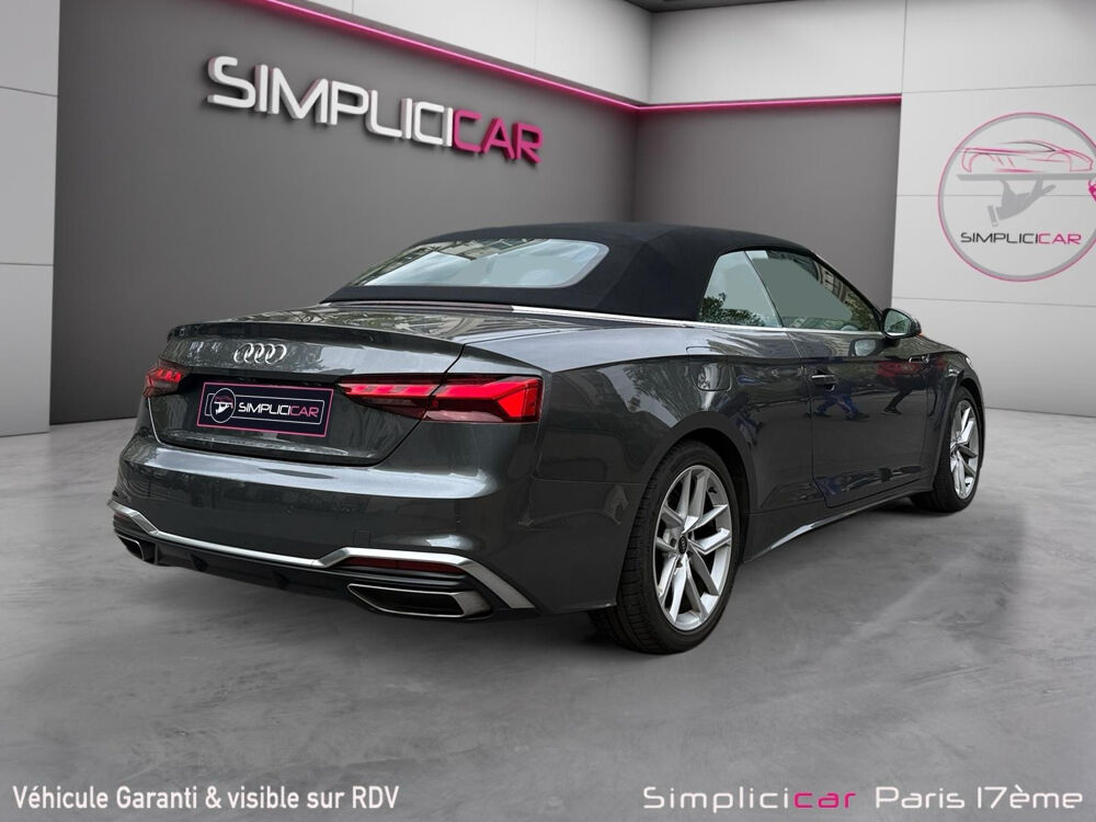 A5 Cabriolet 35 TDI 163 S tronic 7 S Line 2022 occasion 75017 Paris