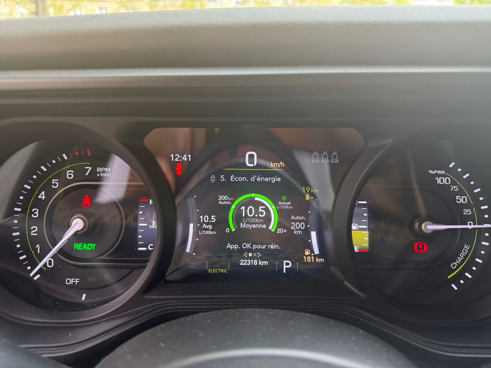 Wrangler Unlimited 4xe 2.0 l T 380 ch PHEV 4x4 BVA8 Sahara 2024 occasion 75017 Paris