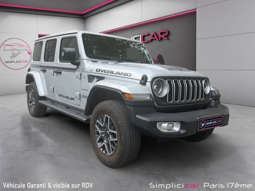 Wrangler Unlimited 4xe 2.0 l T 380 ch PHEV 4x4 BVA8 Sahara 2024 occasion 75017 Paris