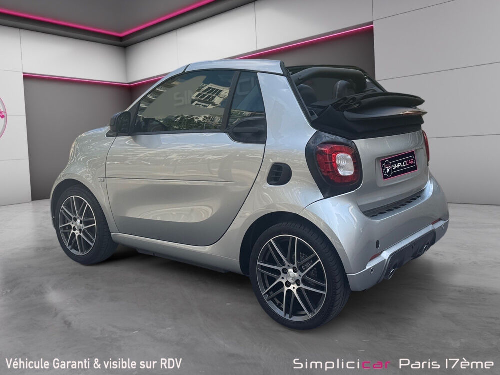 ForTwo Fortwo Cabrio 0.9 109 ch S&S BA6 Brabus Xclusive 2017 occasion 75017 Paris
