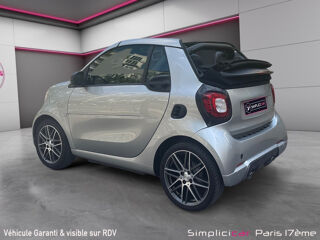 ForTwo Fortwo Cabrio 0.9 109 ch S&S BA6 Brabus Xclusive 2017 occasion 75017 Paris