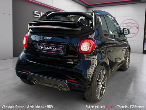 ForTwo Fortwo Cabrio 0.9 109 ch S&S BA6 Brabus Xclusive 2018 occasion 75017 Paris