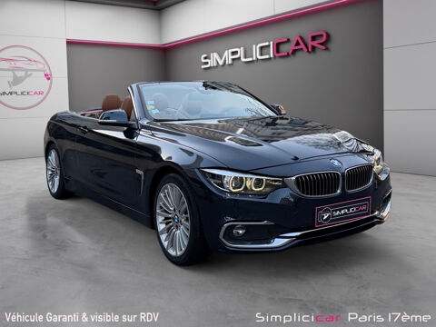 BMW S&eacute;rie 4 Cab 420d 190 ch Luxury 2017 occasion Paris 75017