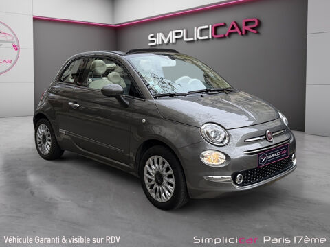 Fiat 500 C 500C 1.2 69 ch Lounge 2018 occasion Paris 75017