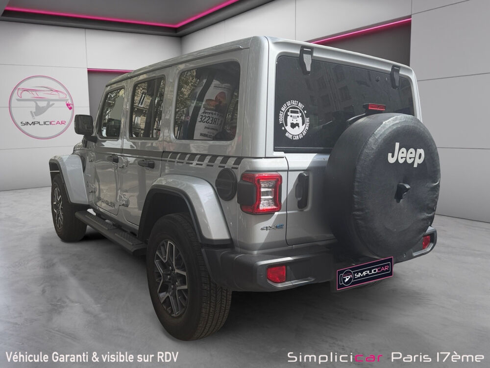 Wrangler Unlimited 4xe 2.0 l T 380 ch PHEV 4x4 BVA8 Sahara 2024 occasion 75017 Paris