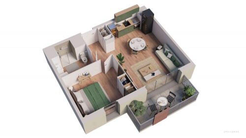 Location Appartement À LOUER – Appartement T2 neuf – Résidence ORÉALYS – Orléans Orleans
