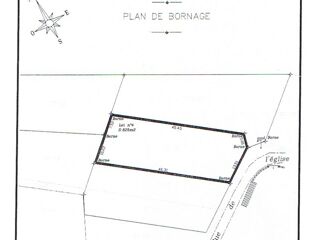  Terrain  vendre 825 m