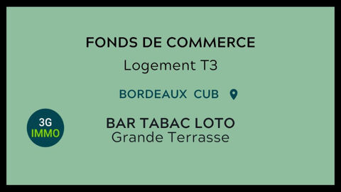 Bar-Brasserie-Tabac 1 pièces 685100 33000 Bordeaux