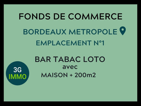Bar-Brasserie-Tabac 4 pièces 1251000 33000 Bordeaux