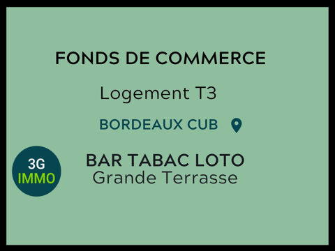 Bar-Brasserie-Tabac 1 pièces 788400 33000 Bordeaux