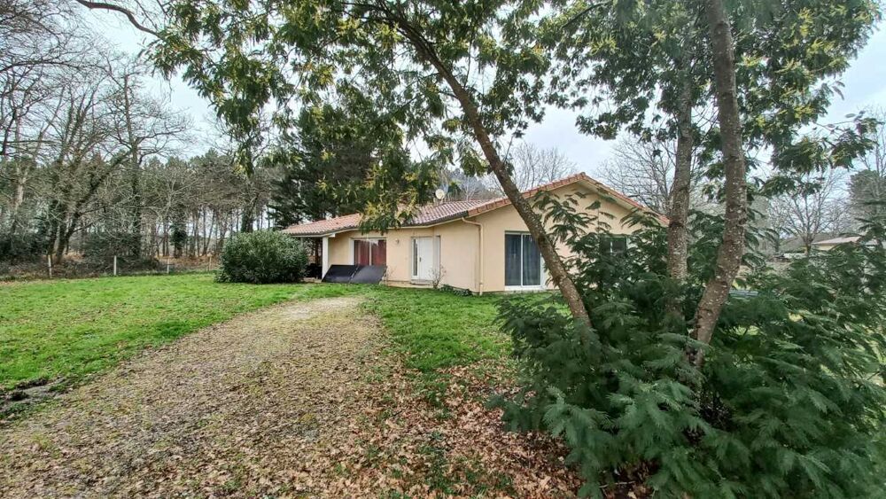 Vente Maison Pavillon de plain-pied: entrée, séjour, 3 chambres, bureau, garage, terrain clos. Saint-justin