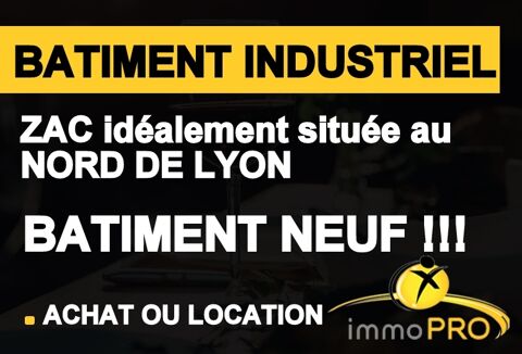 Bâtiment industriel construit en 2020 dans une zone a... 2650000 69400 Villefranche