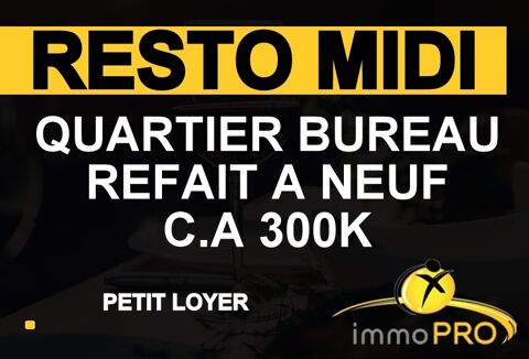 RESTO DU MIDI axe tr&egrave;s passant, tr&egrave;s tr&egrave;s bon emplace... 199000 69003 Lyon