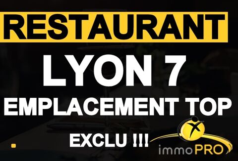 Superbe Restaurant à Lyon 7èmeCe restaurant est idéal... 225500 69007 Lyon