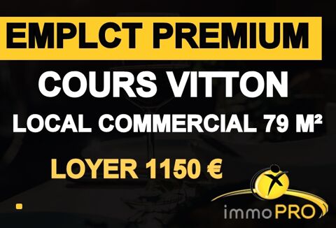 &Agrave; c&eacute;der, superbe local commercial b&eacute;n&eacute;ficiant d'un em... 39000 69006 Lyon