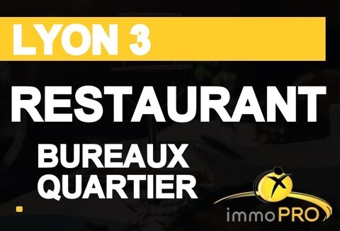 TRES BEAU RESTAURANT AU COEUR DU 3 èmeUne clientèle q... 356000 69003 Lyon