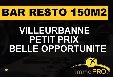 Bar restaurant petit prix bien plac&eacute; sur Villeurbanne... 160000 69100 Villeurbanne