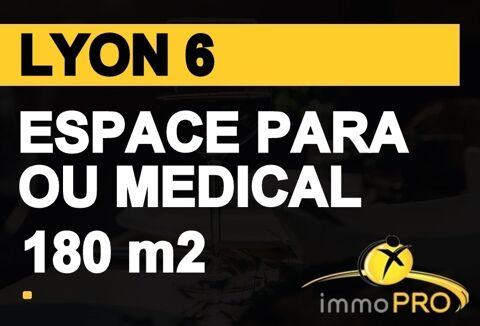Espace de 180 m2 pour toutes activit&eacute;s m&eacute;dicales.Vous... 39500 69006 Lyon