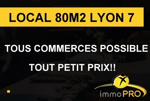 Local de 80 m2 sur Lyon 7 avec grand linéaire à voir ... 20000 69007 Lyon