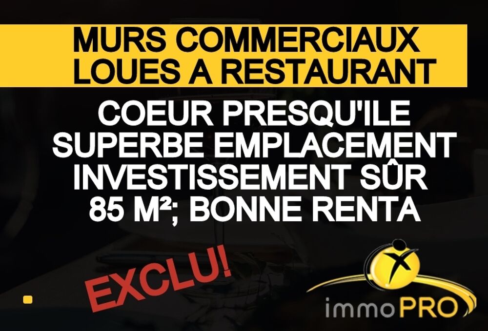  Vente / Local Commercial - 85 m² 