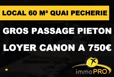 Local de 60 m² situé quai de la Pêcherie, dans un sec... 99000 69001 Lyon