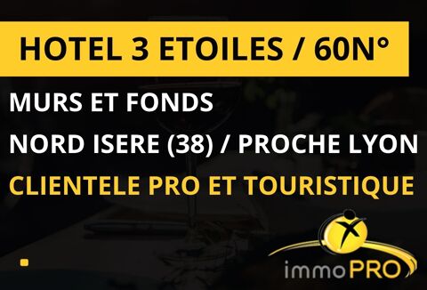 MURS ET FONDS - H&Ocirc;TEL 3 &Eacute;TOILES - NORD IS&Egrave;RE (38)Tr&egrave;s... 1900000 38300 Bourgoin-jallieu