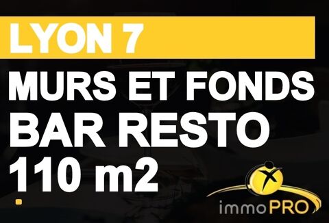 MUR ET FONDS SUR CE BAR-RESTAURANT EMBLEMATIQUE DU 7 ... 1230000 69007 Lyon