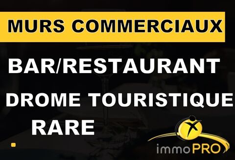 Murs et Bar restaurant, très belle situation au coeur... 570000 26400 Crest