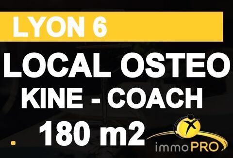Espace de 180 m2 pour toutes activit&eacute;s para-m&eacute;dicales... 17900 69006 Lyon