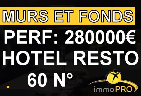 HOTEL RESTAURANT 60 N&deg; avec un T0 60%,id&eacute;alement plac... 2894000 69400 Villefranche