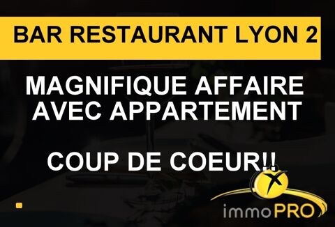 Superbe bar restaurant   appartement  coeur presqu'il... 160000 69002 Lyon