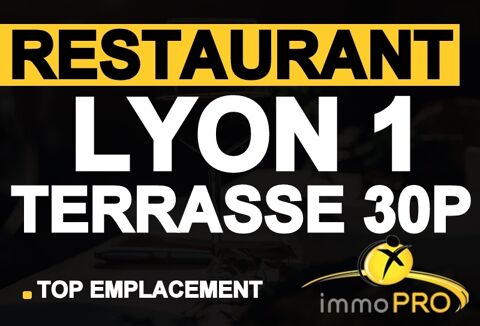 Emplacement excellent pour ce restaurant au coeur du ... 324000 69001 Lyon
