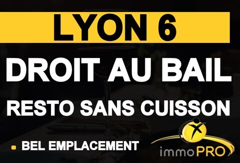 Droit au bail au coeur de Lyon 6Ce local de 32m2 a ét... 63000 69006 Lyon