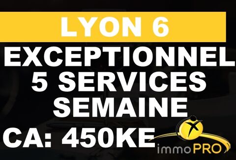EXCEPTIONNEL !!RESTAURANT LYON 6 / 5 SERVICES / SEMAI... 400000 69006 Lyon