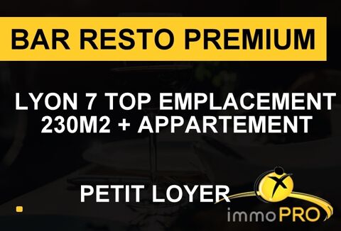 Emplacement prémium pour ce bar restaurant situé sur ... 530000 69007 Lyon