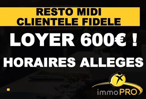 Affaire de restauration du midi, exploitée uniquement... 142000 69007 Lyon