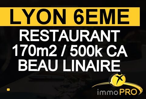SUPER AFFAIRE !RESTAURANT DE 180m2Situé en plein coeu... 180000 69006 Lyon