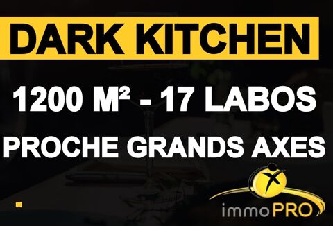 DARK KITCHEN D'EXCEPTION &Agrave; LYON VAISE � 1 100 m&sup2;   TE... 432000 69009 Lyon