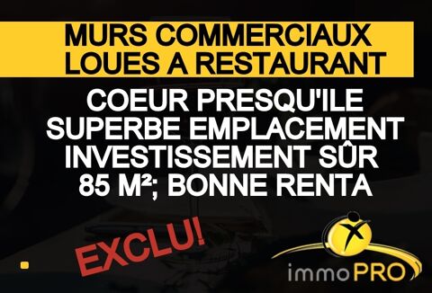 MURS COMMERCIAUX lou&eacute;s &agrave; un restaurant.En plein coeur... 430500 69002 Lyon