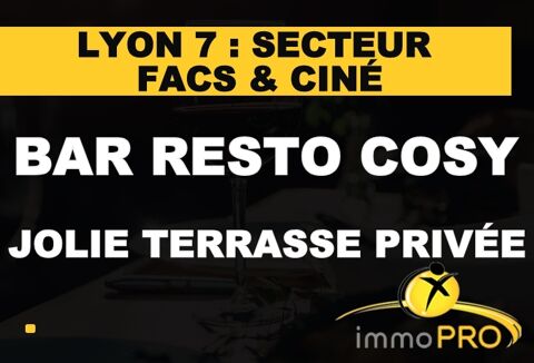 Petite affaire de bar restaurant dans le 7 ème qui to... 264000 69007 Lyon