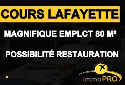 Affaire de 80 m&sup2; b&eacute;n&eacute;ficie d'une situation exceptionn... 108000 69003 Lyon
