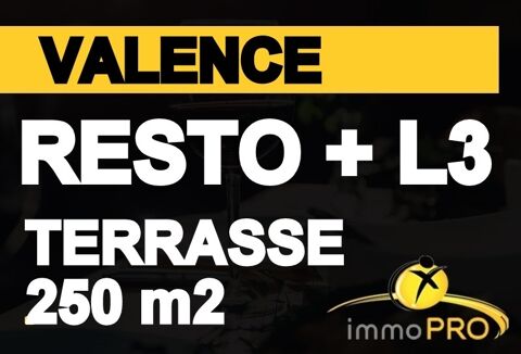 TOUT EN 1 !!!BAR, RESTAURANT, IMMENSE TERRASSE, PARKI... 895000 26000 Valence