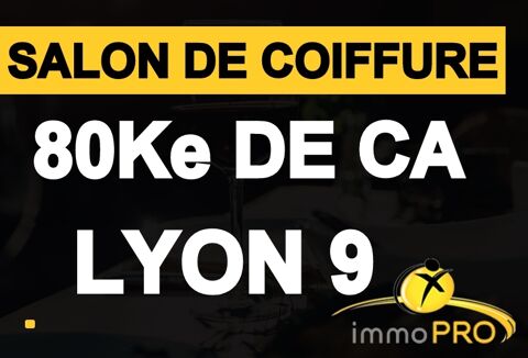 SALON DE COIFFURE à LYON 9Un bail neuf sera signé ave... 78000 69009 Lyon