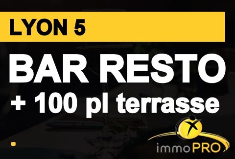 BAR RESTAURANT avec une terrasse exceptionnelle de pl... 429000 69005 Lyon