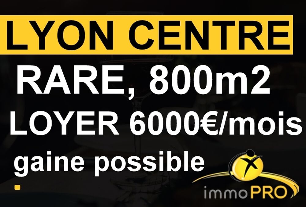  Vente Fonds de commerce / Restaurant - 850 m� Lyon 1