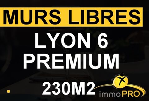 MURS COMMERCIAUX 230 M2.LYON 6 EMPLACEMENT PREMIUM!!A... 954000 69006 Lyon