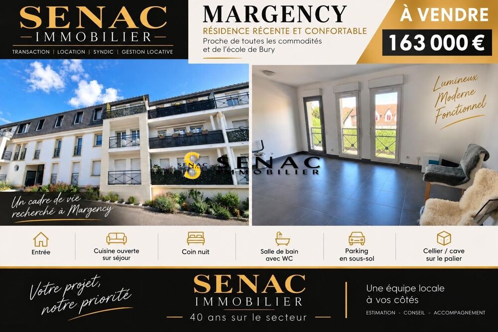 vente Appartement - 1 pièce(s) - 32 m² Margency (95580)
