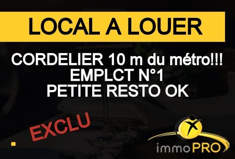 LOCAL A LOUER &agrave; quelques m&egrave;tres de la rue de la r&eacute;pub... 38000 69001 Lyon